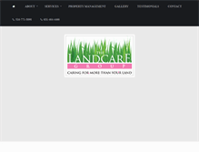 Tablet Screenshot of landcaregroup.net